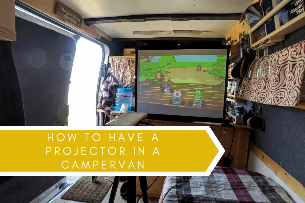 Campervan projector