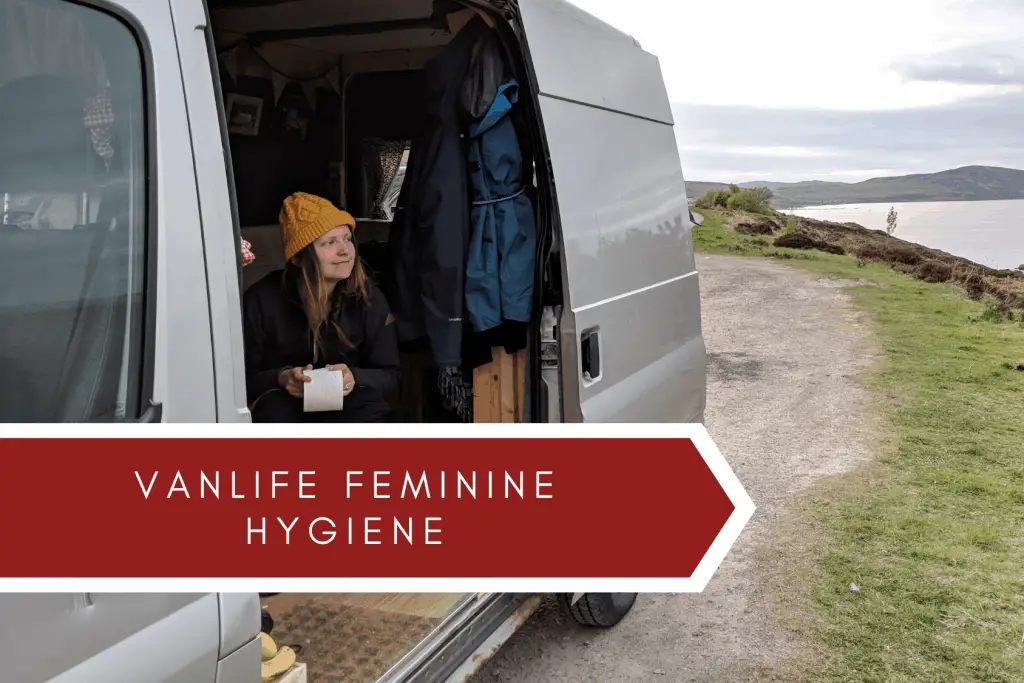 vanlife feminine hygiene