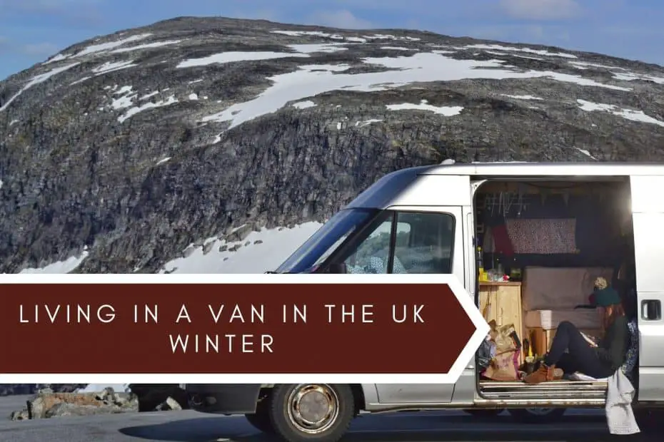 living in a van in winter uk