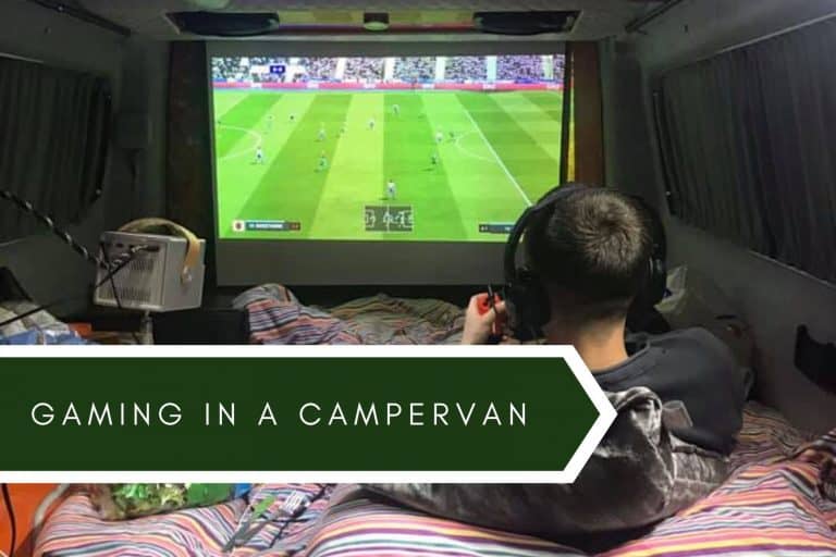 Console Gaming in a Campervan Uk Vanlife